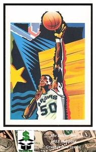 1990-91 Hoops #378 David Robinson - San Antonio Spurs - Picture 1 of 2