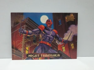 Night Thrasher #83 1994 Marvel Masterpieces Gold Foil Signature Series Card - Picture 1 of 2