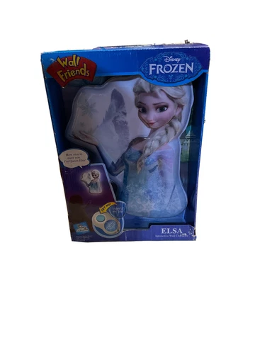 2014 Wall Friends FROZEN ELSA Disney Princess Night Light & Talks w/Remote Cover