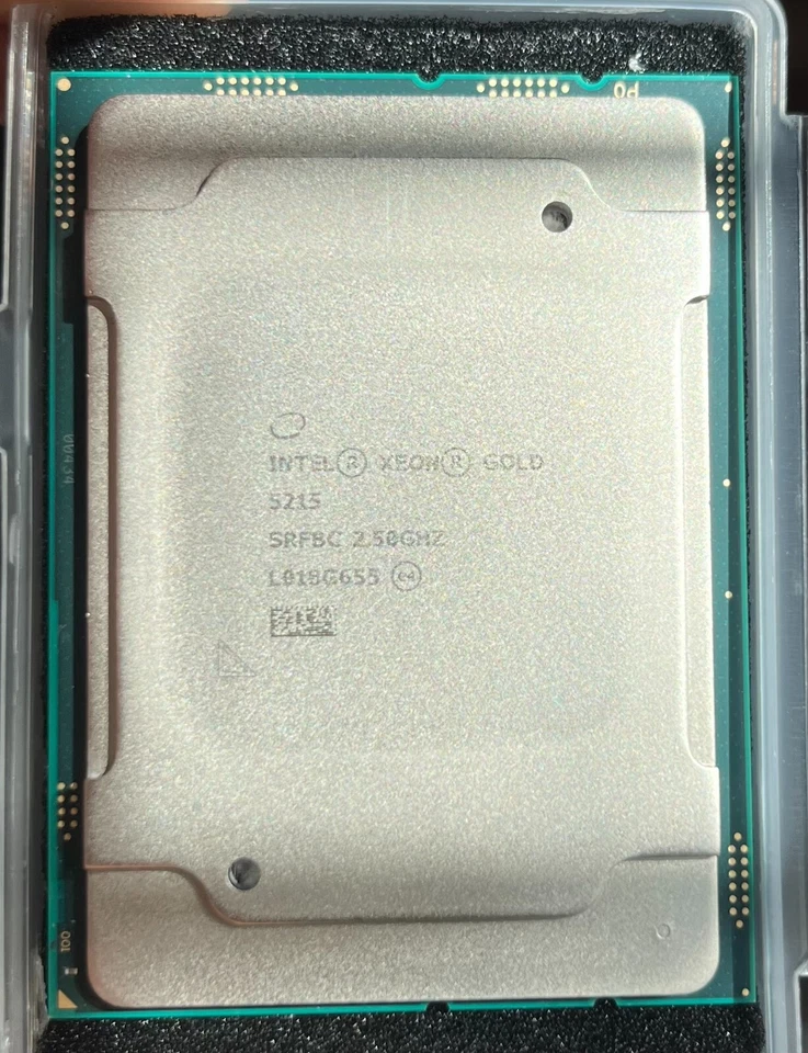 INTEL XEON GOLD 5215  SRFBC TEN 10 Core 2.50GHz 13.75MB LGA3647 CPU PROCESSOR - Image 1 of 1