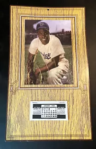 RARE 1955 Jackie Robinson Brooklyn Dodgers 9" x 15" Wall Calendar - Picture 1 of 5