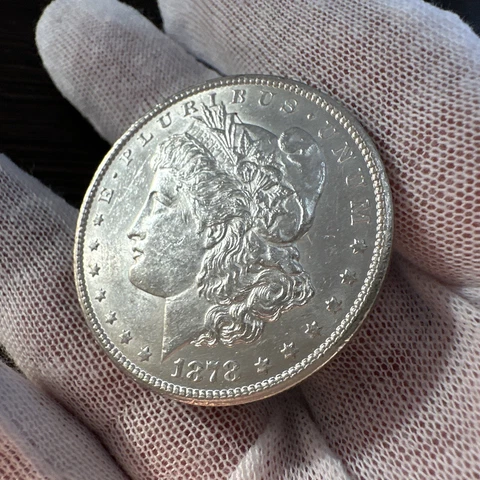 1878 CC Morgan Silver Dollar - High MS++ Coin - Ungraded but you be judge!! Cover