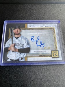 2020 Topps MC Archival Autographs Brendan Rodgers 5/25 Auto Colorado Rockies
