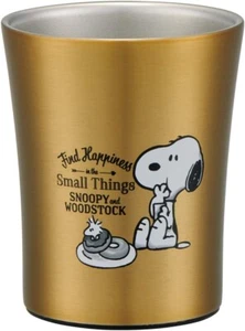 Peanuts Stainless Steel Tumbler 250ml Snoopy 21 Years Pattern Peanuts STB2N-A - Picture 1 of 4