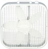 Lasko 20 in. White Floor Box Fan Electric Indoor Portable Compact 3 Quiet Speeds