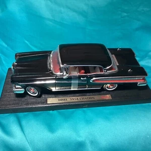 ROAD SIGNATURE 1958 EDSEL CITATION Black With Stand - Picture 1 of 12