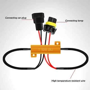 9005 / 9006 HB3 LED Resistor/Decoder Fix Flickers Error Free & Warning Canceller - Picture 1 of 3