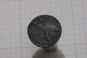 π§ πΊπΈ USA COLONIAL EVASION HALF PENNY 1773 SHARP DETAILS SMALLER DATE B73 #K62 - Picture 1 of 4