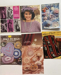 LOTE DE 7- Chaleco/folletos de revistas/folletos de colección MAGIC/regalos/alfombras/afganos/doily - Imagen 1 de 11