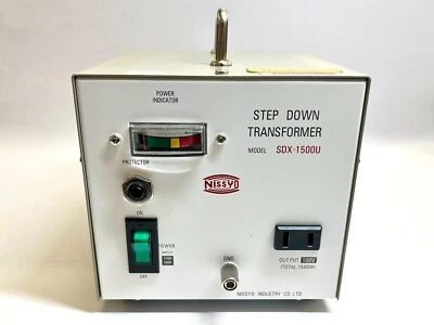 Nissyo 110/120V to 100V 1500W Step Down Voltage Transformer Converter FedEx DHL - Image 1 of 4