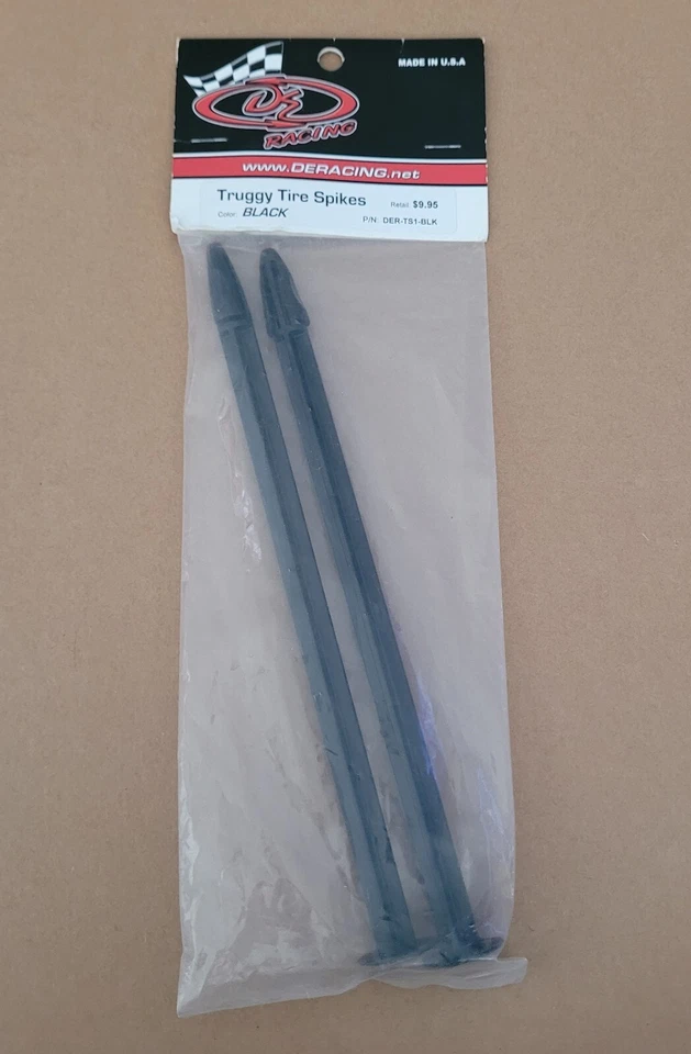DE Racing ~ DER-TS1-BLK ~ Buggy Tire Spikes (2) ~ Black - Image 1 of 1