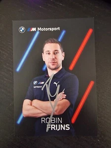 Robin Frinjs BMW Hand Signed WEC Driver Card 6 Hours of Imola 2024 - Picture 1 of 5