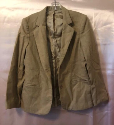 Oscar De La Renta Women's Vintage Wool Blend Blazer US Size 6 Pre Owned - Image 1 of 4