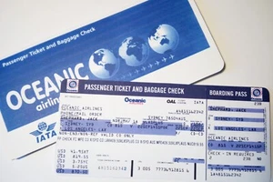 LOST Billet d'avion Oceanic vol 815 à votre nom +poche Personalised Lost ticket - Picture 1 of 4