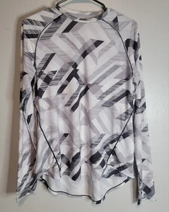 Gray/ White Coolibar UPF 50+ Women's Accelera Tee Fitness Sz Small - Picture 1 of 7