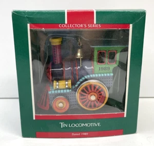 Hallmark Keepsake Ornament Tin Locomotive 1989 Train Ornament 8th Final Series - Picture 1 of 6
