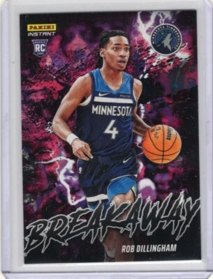2024/25 PANINI INSTANT NBA BREAKAWAY B8 ROB DILLINGHAM TIMBERWOLVES 1/1355 - Image 1 of 2