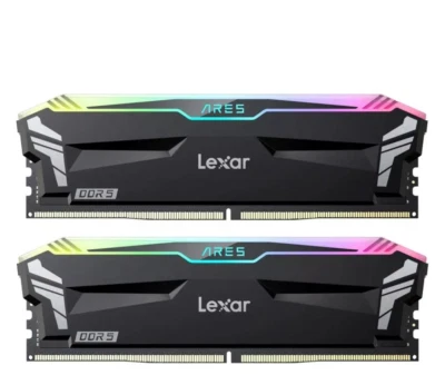 Lexar 32GB (2x16GB) 7200MHz PC5-57600 CL34 ARES RGB Gaming RAM Arbeitsspeicher - Bild 1 von 2