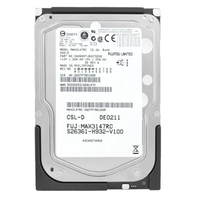 Hard Drive Fujitsu MAX3147RC 147GB SAS 16MB Cache 15000RPM 3.5'' Inch - Image 1 of 3