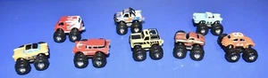 Vintage Galoob Micro Machines 8 Super Monster 4x4 Trucks VW Bug Big Wheels - Picture 1 of 10