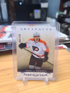 2021-22 UD Artifacts Base Royal Blue #62 James van Riemsdyk /199