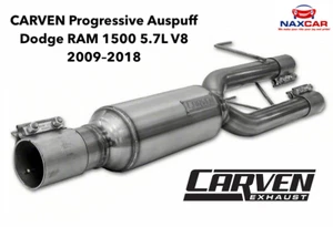 CARVEN Progressive Auspuff – Dodge RAM 1500 5.7L V8 (2009–2018) – Tiefer Klang - Afbeelding 1 van 4
