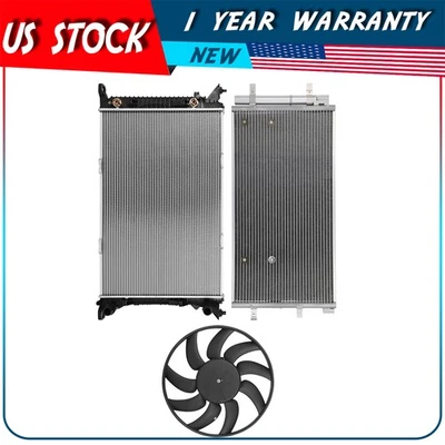 Kit de ventilador de refrigeración del radiador condensador de CA para Audi A4 2014 2013-2015 2016 Audi A5 Foto 1 de 4