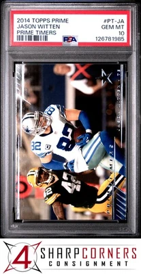 2014 TOPPS PRIME PRIME TIMERS #PT-JA JASON WITTEN POP 1 PSA 10 - Image 1 of 3