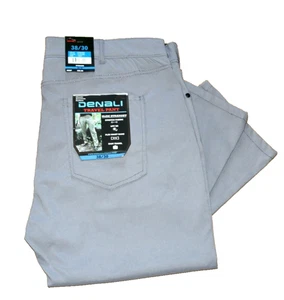 Denali Men's Size W38 UPF-50 Hiking Travel Pants w/Flex Waistband, Stretch Nylon - Picture 1 of 5