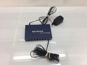 Conmutador Gigabit Netgear GS108 ProSafe 8 puertos con adaptador de corriente - Imagen 1 de 2