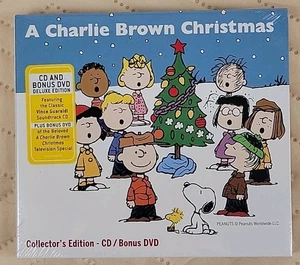 A Charlie Brown Christmas CD & BONUS DVD Collectors Edition V Guaraldi Starbucks - Foto 1 di 3
