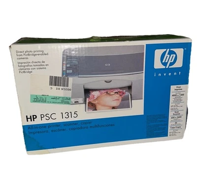 HP PSC 1315 All-In-One Inkjet Printer Scanner Copier Open Box - Image 1 of 4