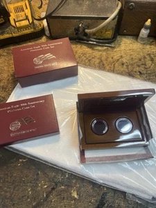 2007 W American Eagle 10th Anniversary Platinum Coin Set OGP Only No Coin - Picture 1 of 1