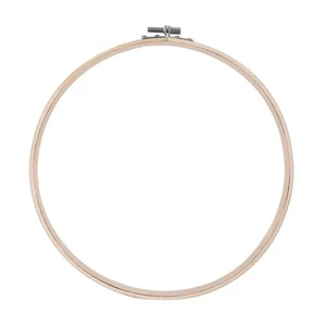 10inch Tambour Embroidery Bamboo Circle Embroidery Cross Stitch Ring - Picture 1 of 6