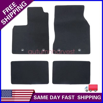 2011 2012 2013 2014 2015 2016 2017 For Lexus CT200h Floor Mats Carpet Velour Blk - Image 1 of 4