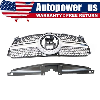 Parrilla delantera para Mercedes-Benz GLE350 GLE450 GLE53 AMG 2020 2021 2022 2023 Foto 1 de 4