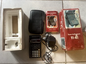 Calculatrice vintage Texas Instruments TI-41 en boîte - Afbeelding 1 van 4