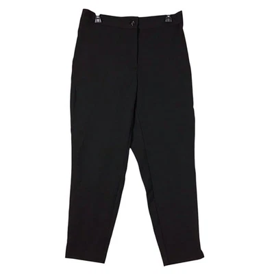 Pantalones al tobillo negros Jessica London Plus 12W ropa de trabajo de pierna recta para mujer Foto 1 de 4