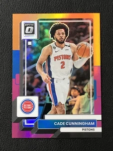 2022-23 Donruss Optic #92 Cade Cunningham Two Tone /15 Detroit Pistons - Picture 1 of 2