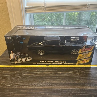 Jada Toys Fast & Furious 1:16 1970 Dodge Charger RT Remote Control Car 2.4 GHz - Image 1 of 4