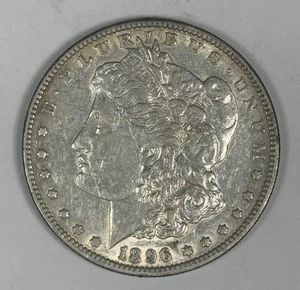 1896-O MORGAN DOLLAR AU - Picture 1 of 3
