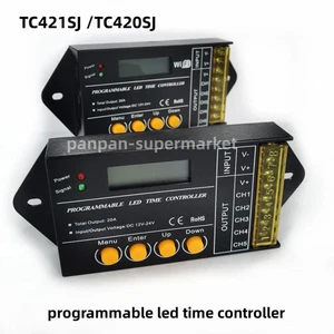 Programmable Time LED Controller TC420SJ TC421SJ 12-24V 20A 5CH Screen WiFI PC - Picture 1 of 6