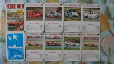 Quartett Motorsport Rennwagen BMW 320 Alfa Romeo Porsche Carrera Ford Capri - Bild 1 von 4