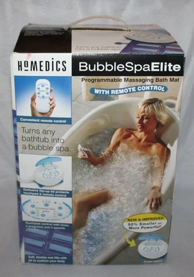 Alfombra de baño Homedics Bubble Spa Elite con control remoto y masaje BMAT-5 NUEVA EN CAJA Foto 1 de 4