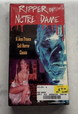 Ripper Of Notre Dame (VHS) A Jess Franco Cult Horror Classic NEW SEALED - Image 1 of 4