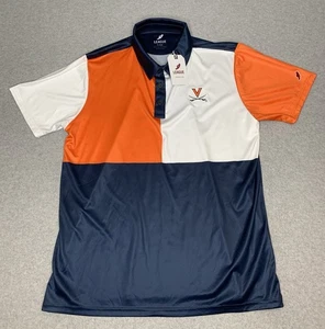 League 91 Virginia Cavaliers Saturdays Placket Polo Herren Gr. Large Neu - Bild 1 von 11