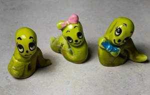 Vermi ceramica Hagen Renaker vintage famiglia sorella fratello e papà? - Foto 1 di 8