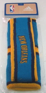 NBA New Orleans Hornets Multi-Color OSFA Head Wrist Band Set By adidas - Picture 1 of 3
