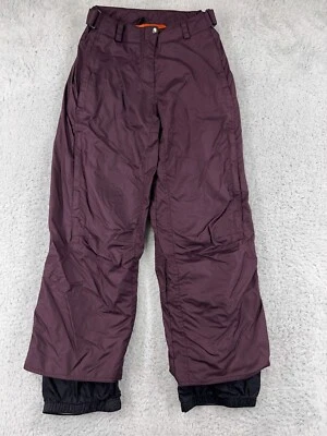 Pantalones de esquí Obermeyer para mujer 8 borgoña ALT3 Storm Shell 100 % nailon cremallera mosca Foto 1 de 4