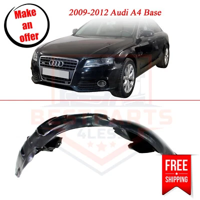 Front Fender Liner left side for 2009-2012 Audi A4 Base & A4 Quattro Avant, Base Foto 1 de 4